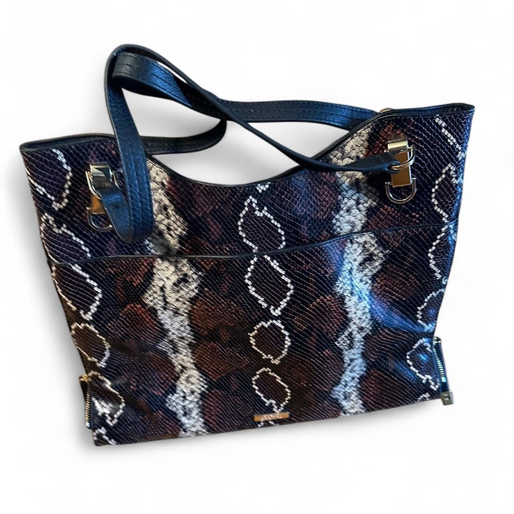 Vince Camuto Snakeskin leather handbag. EUC - Picture 3 of 9